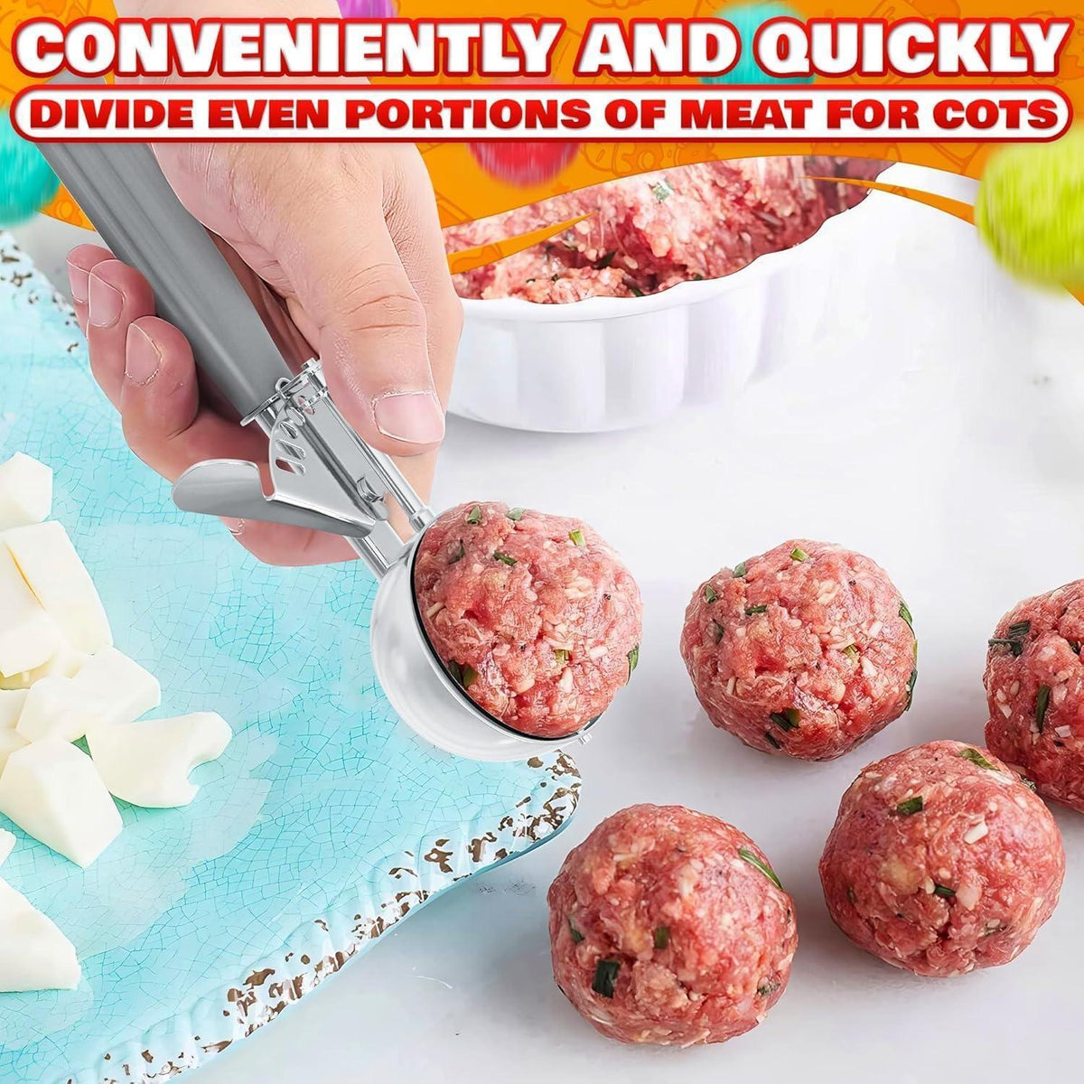 4 oz Stainless Steel Cookie Scoop