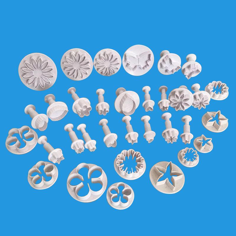 33-Piece Fondant & Cookie Cutter Set