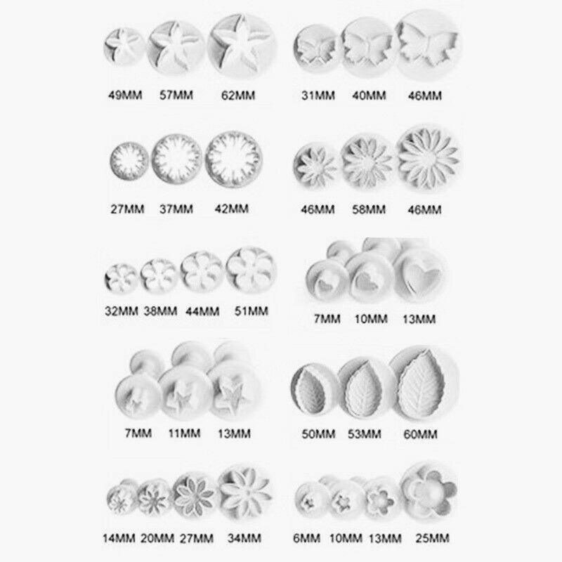 33-Piece Fondant & Cookie Cutter Set