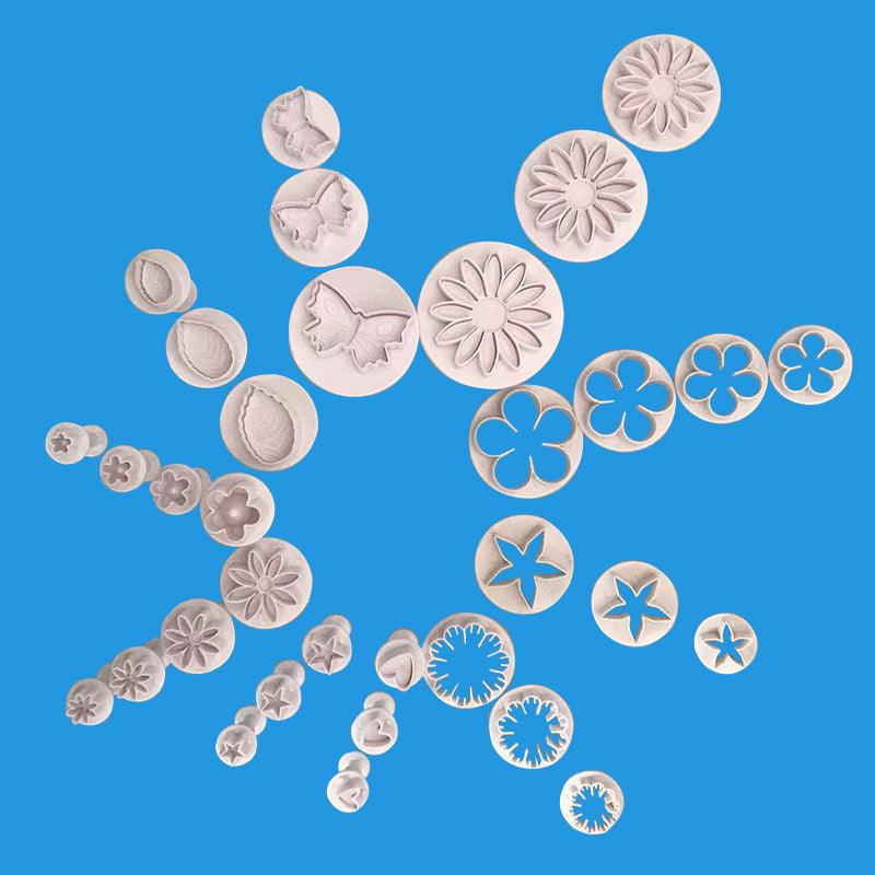 33-Piece Fondant & Cookie Cutter Set