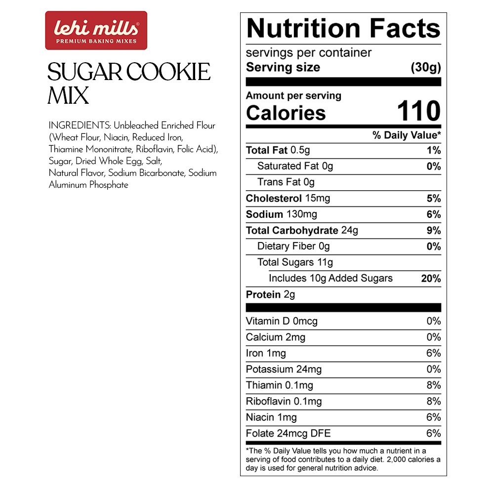Premium Sugar Cookie Mix – 2 lb