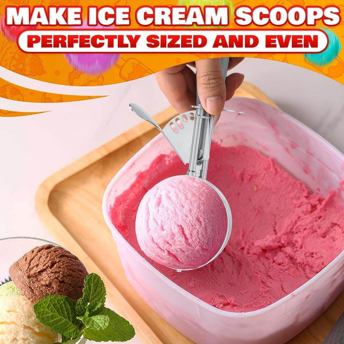 4 oz Stainless Steel Cookie Scoop