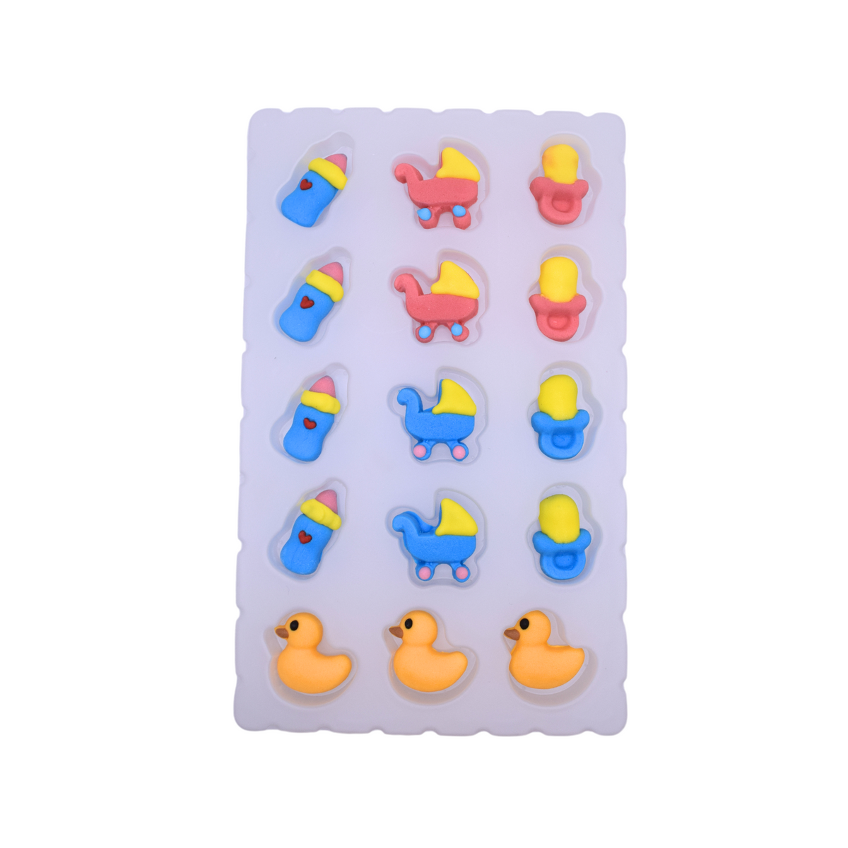 Baby Shower Edible Sugar Decorations – 15 Piece Set