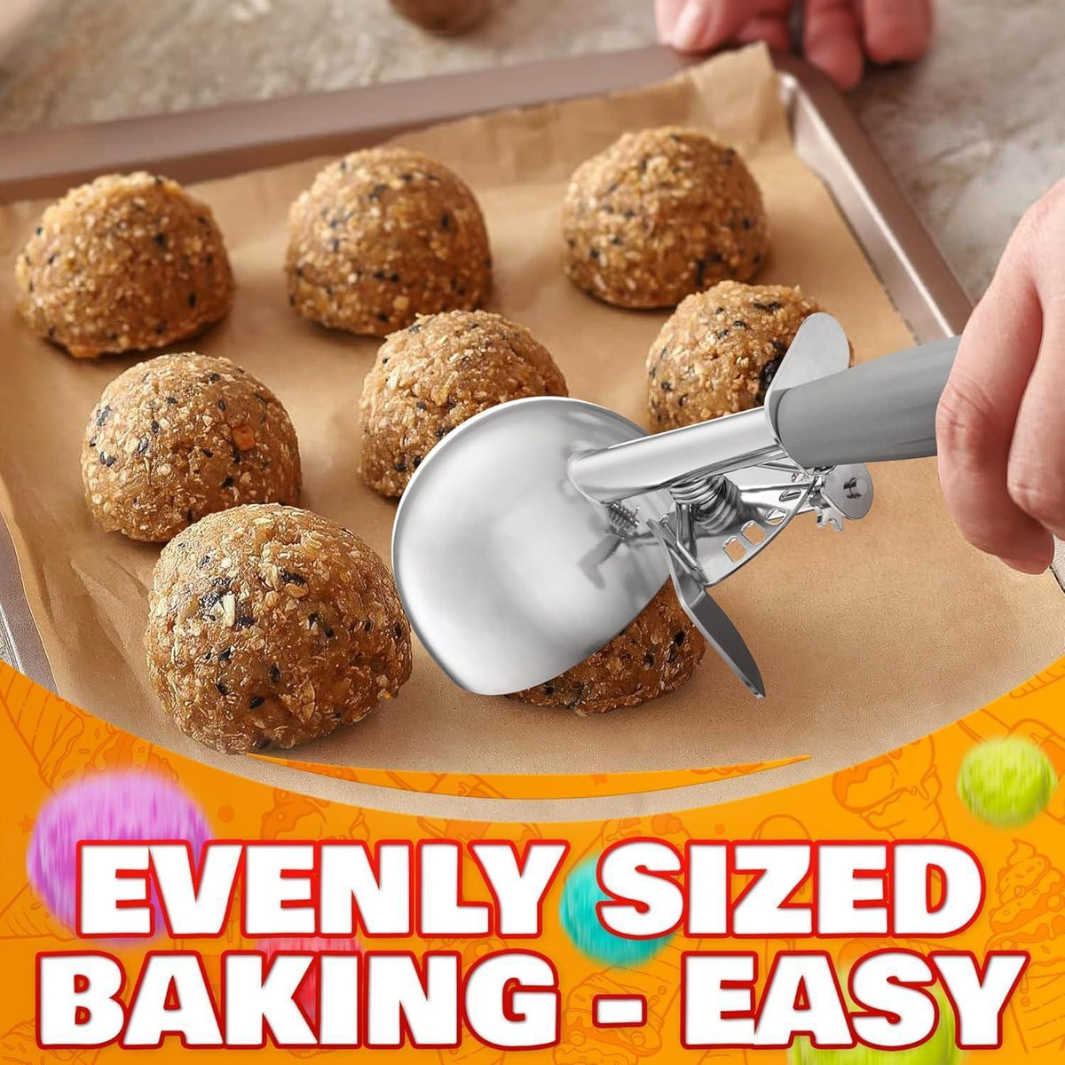 4 oz Stainless Steel Cookie Scoop