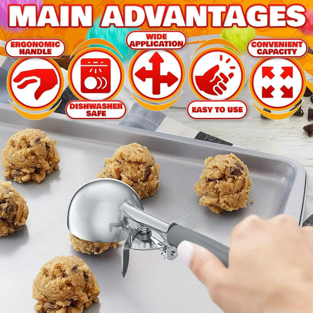 4 oz Stainless Steel Cookie Scoop